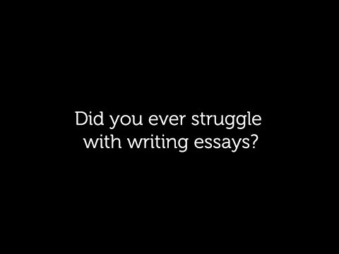 Did you ever struggle with writing essays? - hear from the author