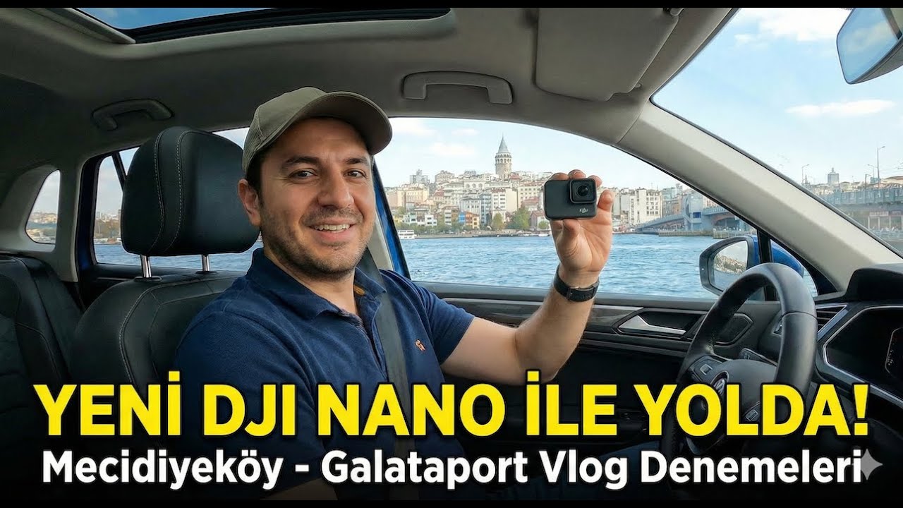 DJİ Nano İlk Denemeler. Mikrofon Testi Galata Port İstinye Tavukçusu Denemesi.