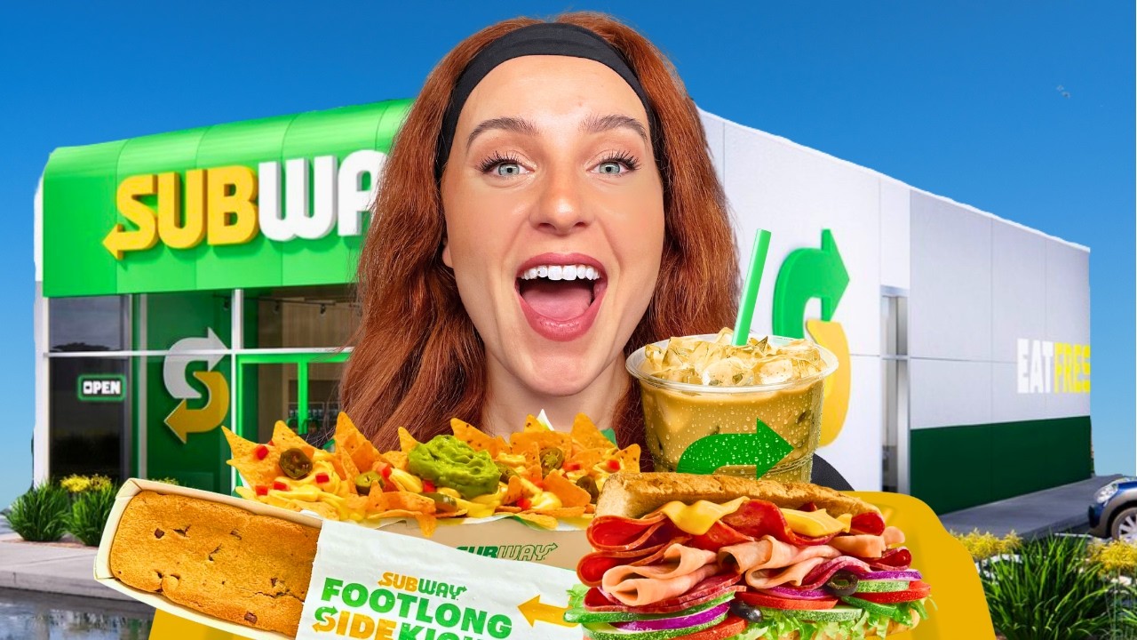 1 dag eten bij de SUBWAY