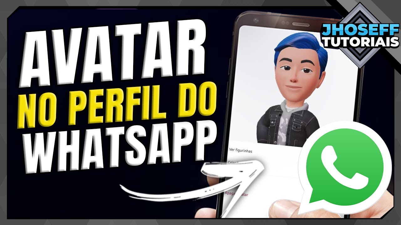 COMO COLOCAR AVATAR NA FOTO DE PERFIL DO WHATSAPP - YouTube