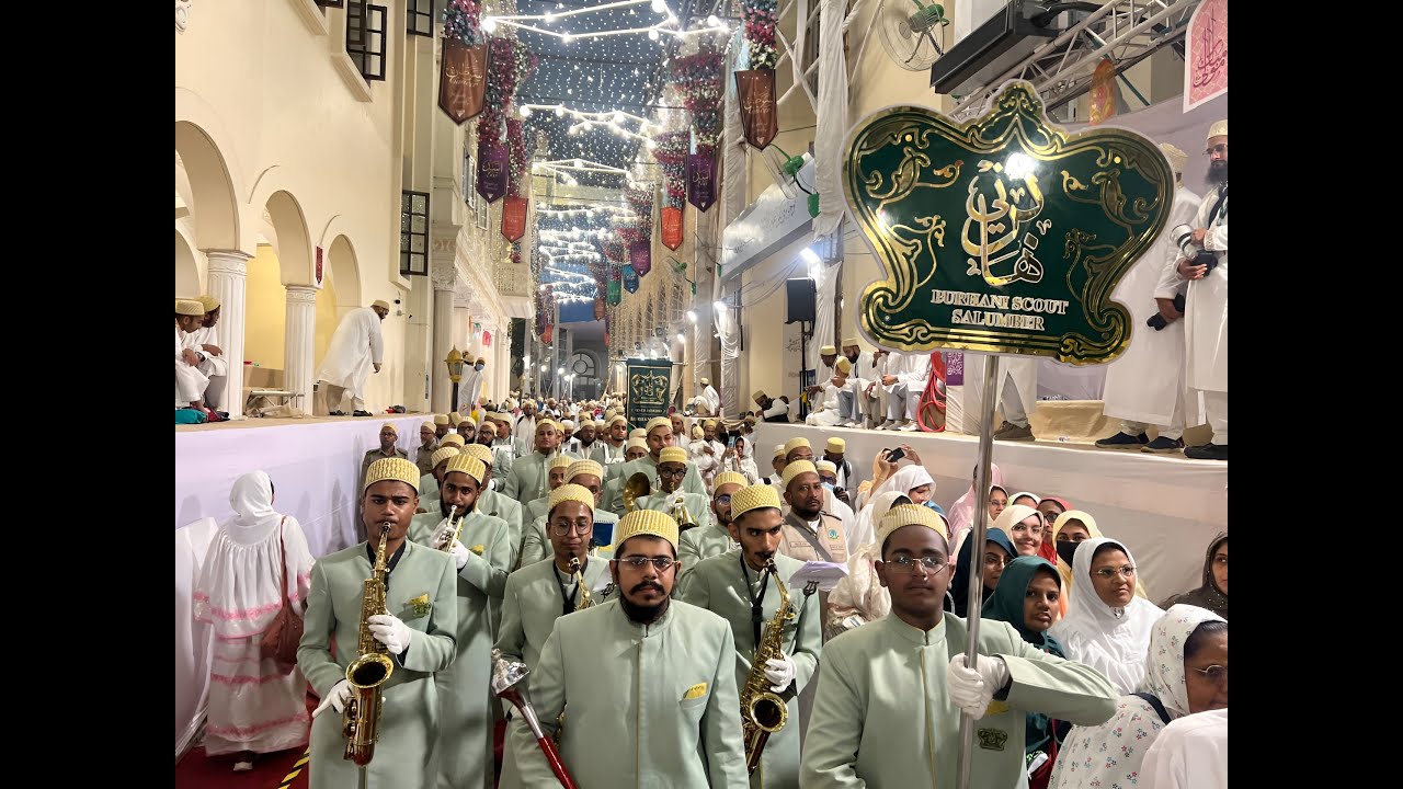 MAUQIB E NOORANI 1447H, BURHANI SCOUT SALUMBER, DAWOODI BOHRA SCOUT BAND 