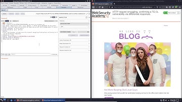 HTTP request smuggling, confirming a TE.CL vulnerability via diff... (Video solution, Audio)