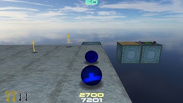 Cubosphere: two-player-mode, aqua level 10 walkthrough