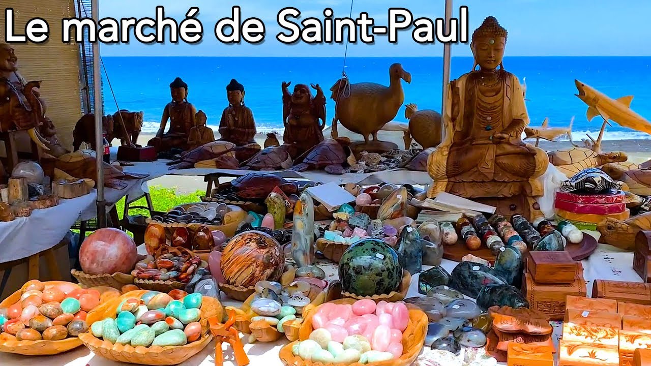 Visite du marché de Saint-Paul de La Réunion