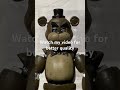 Custom Freddy fazbear figure from fnaf