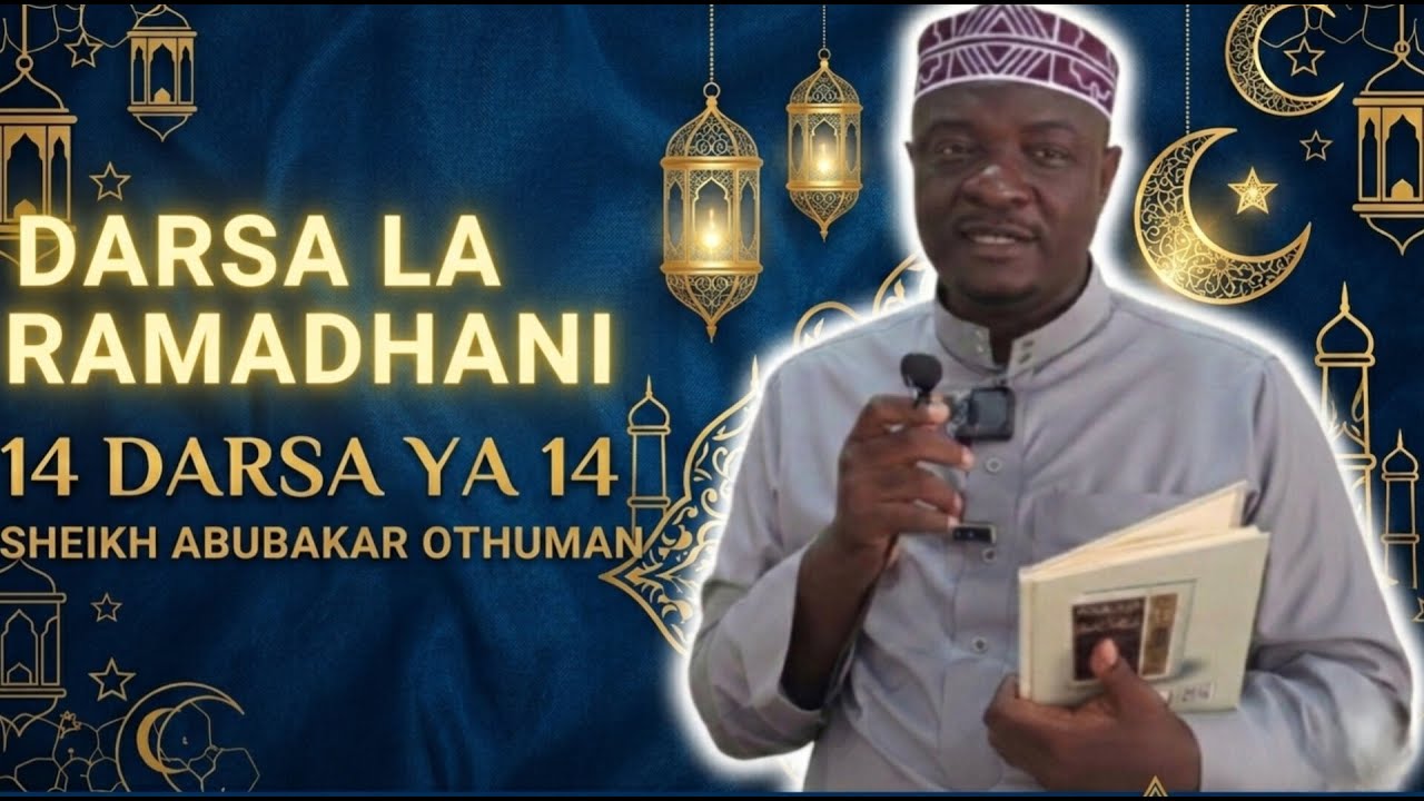 🔴LIVE DARSA LA RAMADHANI 14 SOMO SHERIA _ SHINYANGA 