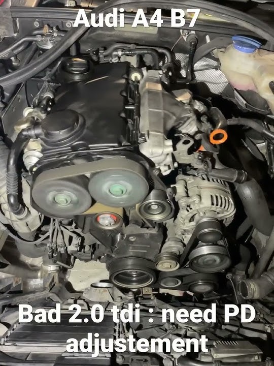 Bad Audi A4 B7 engine 2.0 TDI  : injectors not adjusted