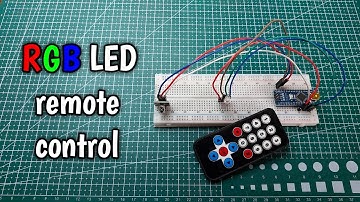 RGB LED Remote control #diy #arduino