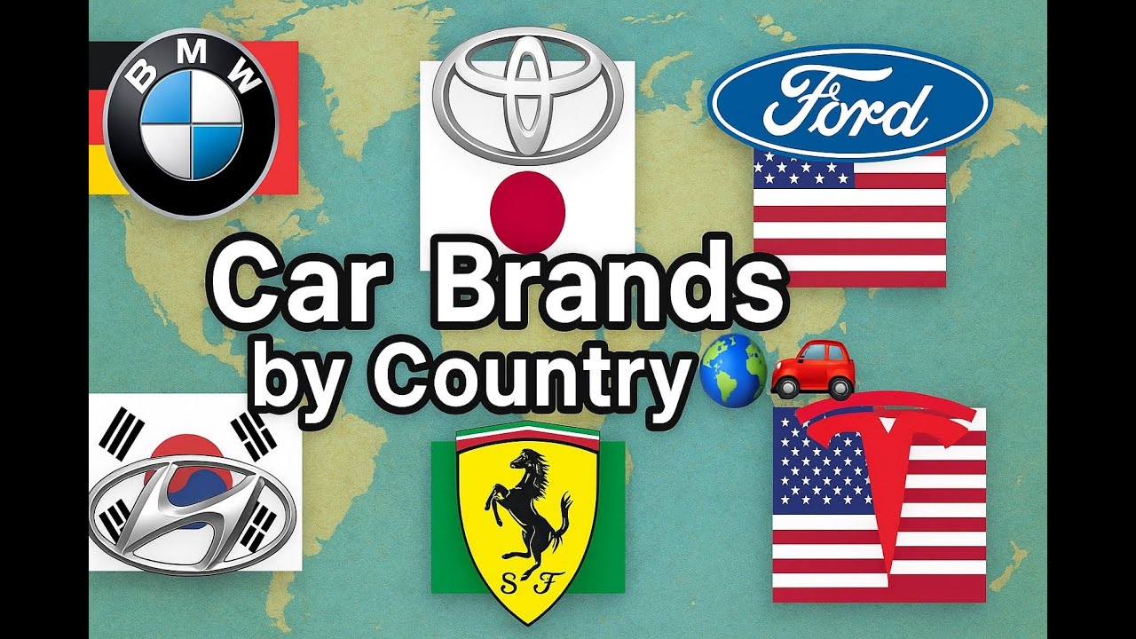 Which Country found what Car Brand ? | Car Brands from Different Countries