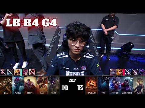 TES vs LNG - Game 4 | Round 4 LPL Summer 2023 Playoffs | Top Esports vs LNG Gaming G4 full
