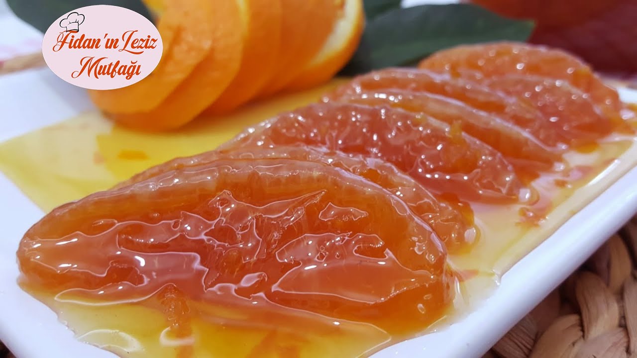 🍊 KIŞ AYLARININ GÖZDESİ MİS KOKUSUYLA 🍊 PORTAKAL REÇELİ TARİFİ 💯