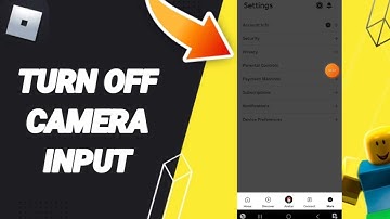 How To Turn Off Camera Input On Roblox App