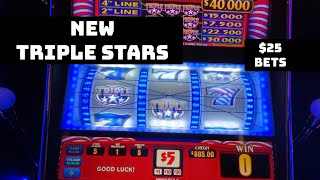 I tried a new Triple Stars Machine 🎰 $25 Bets 🇺🇸 screenshot 5
