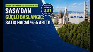SASA'DAN, BOMBA KAP HABERİ GELDİ: ŞİRKET, DEVASA KAR VE SATIŞ HACMİ ELDE ETTİ!🚀BİLANÇO, YÜKLENİYOR!🔥