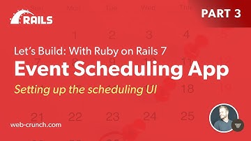 Event Scheduling App (Calendly clone) with Ruby on Rails 7  - Part 3  - Setting Up the UI