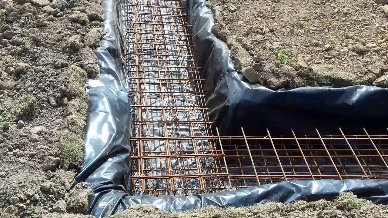 Fondation de mon garage - YouTube