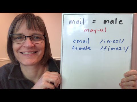 How to Pronounce Mail, Male, Email and Female