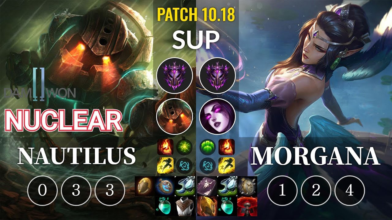 DWG Nuclear Nautilus vs Sup KR Patch 10.18 YouTube