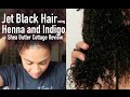 Dyeing My Hair Black with Henna and Indigo