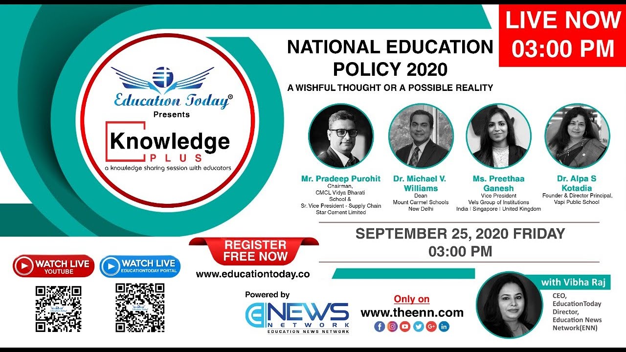 Knowledge Plus - National Education Policy 2020 - YouTube