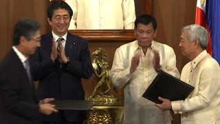 Japan PM offers Philippines drug war support