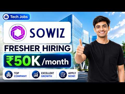 🔥Sowiz Off-Campus Hiring | ₹50K Remote AI Internship + Python Developer Internship | Apply Now