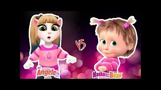 Masha And The Bear Cosplay In My Talking Angela 2