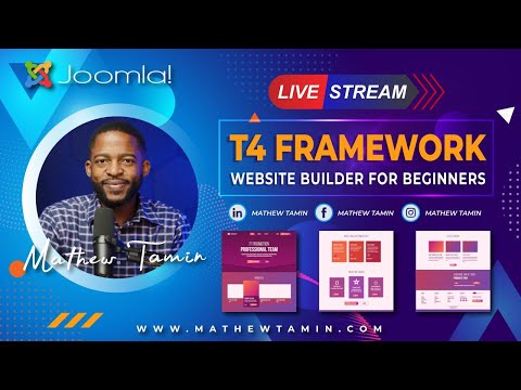 Navigation - T4 Framework Template Customization - Joomla Tutorial - Mathew Tamin