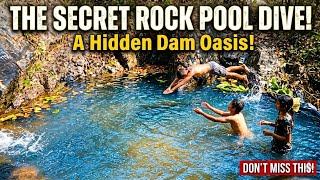Hidden natural Swimming place 😲 #swimming 