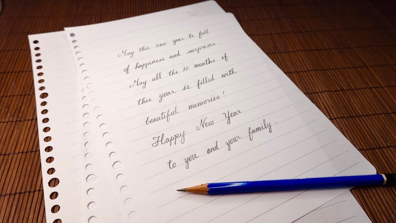 Happy new year to you and your family《 #calligraphy 》