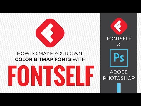 Bitmap color fonts using Fontself Maker with Photoshop CC