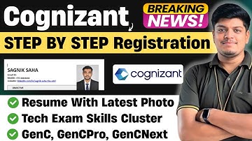 🔥Cognizant Resume Format | Step By Step Registration | Cognizant 2025 Hiring GenC, GenCNext, GenCPro