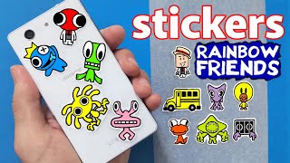 Blue Rainbow Friends Sticker