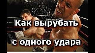 Как вырубать с одного удара? Техника ударов тайского бокса.