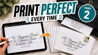 Batch Print Envelopes in Procreate (No waste!)