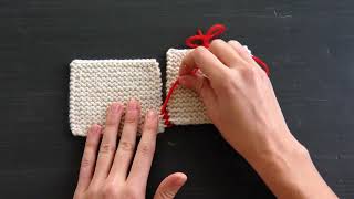 Seaming Garter Stitch | Purl Soho