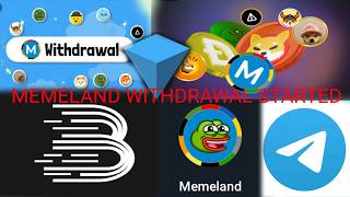 Niba warakoze memeland jya kuzibikuza igihe kitararangira #memeland #telegramwallet #bitmartexchange