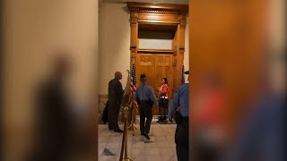 Georgia lawmaker arrested outside governor's office