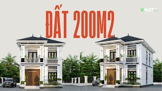 +1 House Construction Plan on 200m2 Land - Japanese Roof Villa