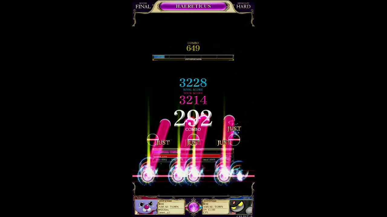 REFLEC BEAT The Reflesia of Eternity HAERETICUS HARD 99%