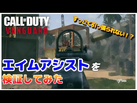 [COD:V]エイムアシストが強力に感じたので検証してみた
