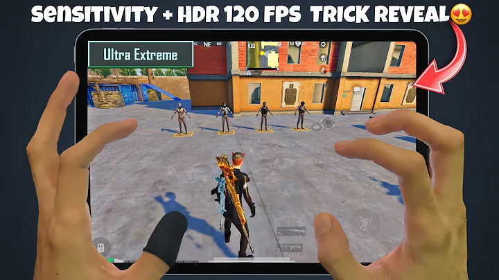iPad Pro m4 😍 PUBG HANDCAM HDR + 120 FPS Trick Reveal 🔥 pubg test / Gameplay/ Best sensitivity