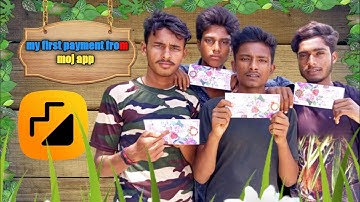 My First Payment From || Moj App