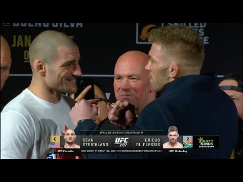 UFC 297 Битвы взглядов после пресс-конференции