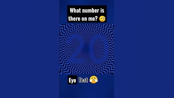 What number is there on me? 🧐 eye test #eyetest #shorts