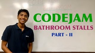 Codejam 2017 - Bathroom Stalls - Part 2