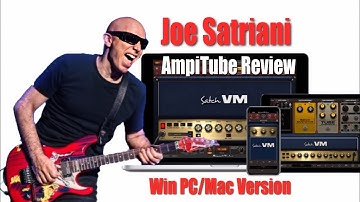 Joe Satriani AmpliTube Guitar App Review - Win PC/Mac Version (Competition)