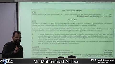 CAF 08 | AUDIT | LECTURE # 102 b |BY SIR ASIF | SEPTEMBER 2024 ATTEMPT