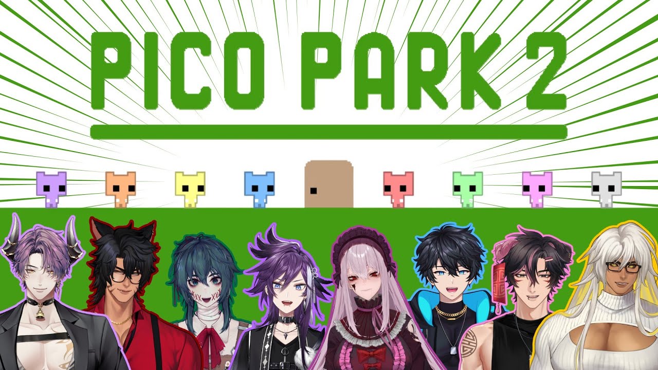 【PICO PARK 2 COLLAB】 @taigachama @omi_vt @banzoinhakka @porcelainmaid @jelly @kaiyo @harmony