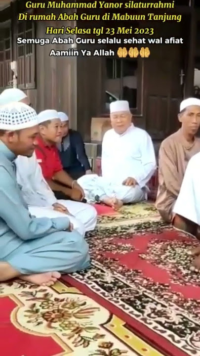 Silaturrahmi guru Muhammad Yanor kalua || kediaman Abah guru danau